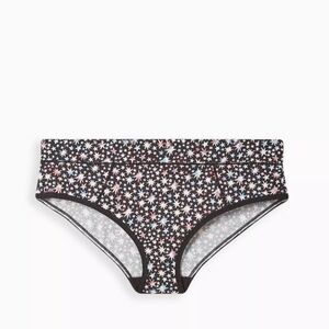 Torrid Curve Mid-Rise Hipster Panty Sz 1 Star Print